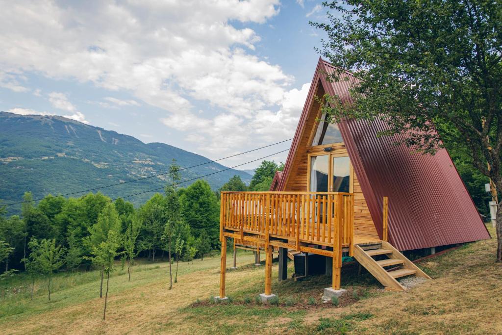 Sutjeska National Park base camp view